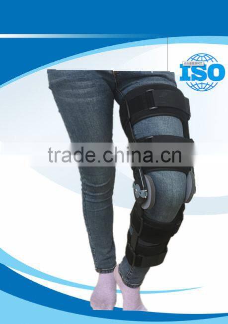 Orthopedic leg brace for lower limb fracture