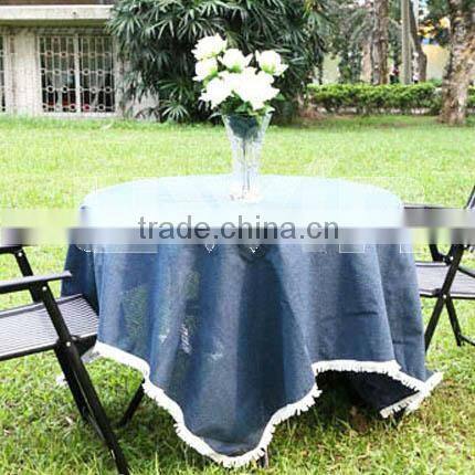outdoor PVC table cover,rustic garden tablecloth
