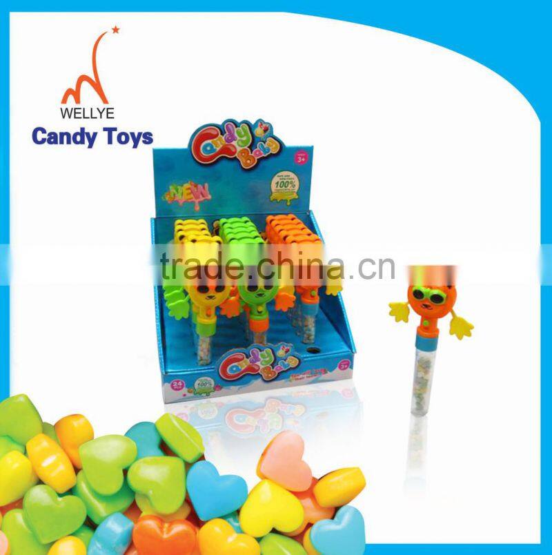 Small wind up car candy toy for promotion toy