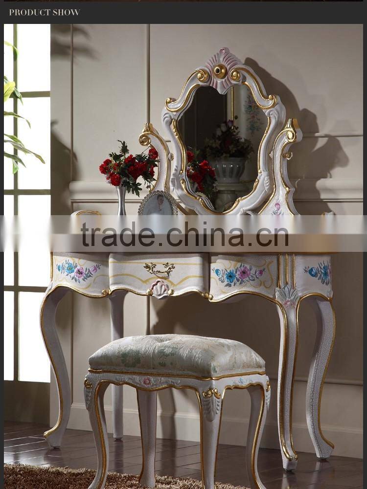 Gold leaf home furniture-classic dresser