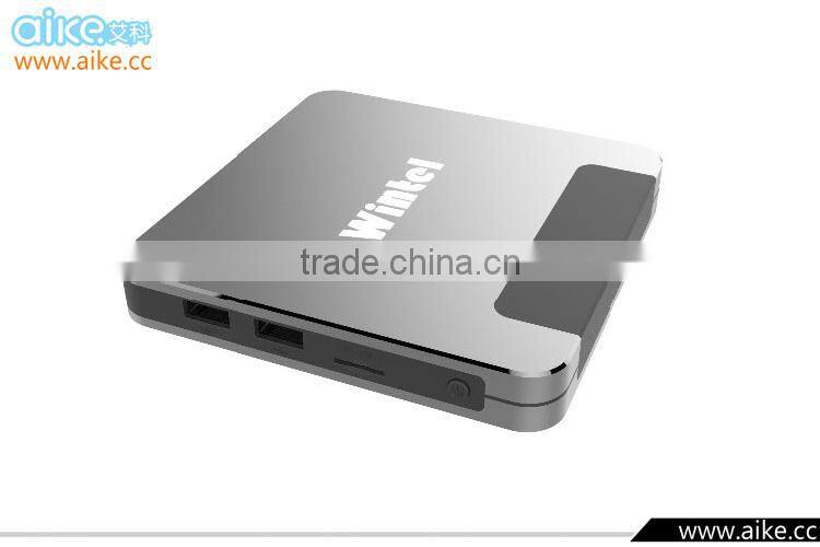 2016 New TV Box Wintel W8II W8 Mini PC & Android Dual OS TV Box Mini PC Win10 W8 2GB/32GB Intel Atom Z3735F