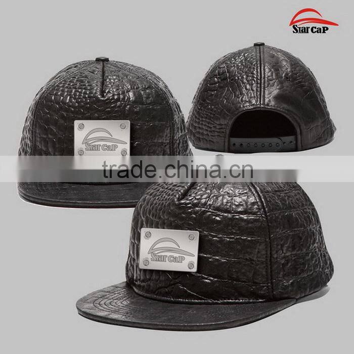 CUSTOM LOGO SNAPBACK CAP FLAT BRIM HAT