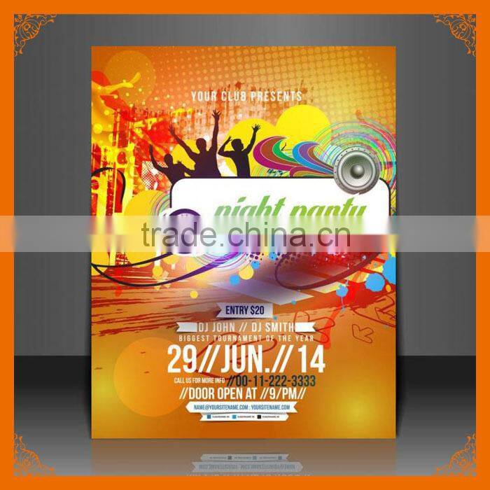 advertising paper flyer printing service