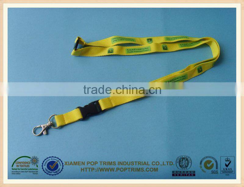 Heat transfer printed lanyard without MOQ