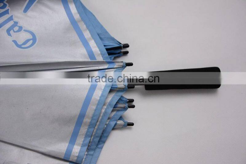 Best Price promotional fiberglass golf umbrella with custom logo