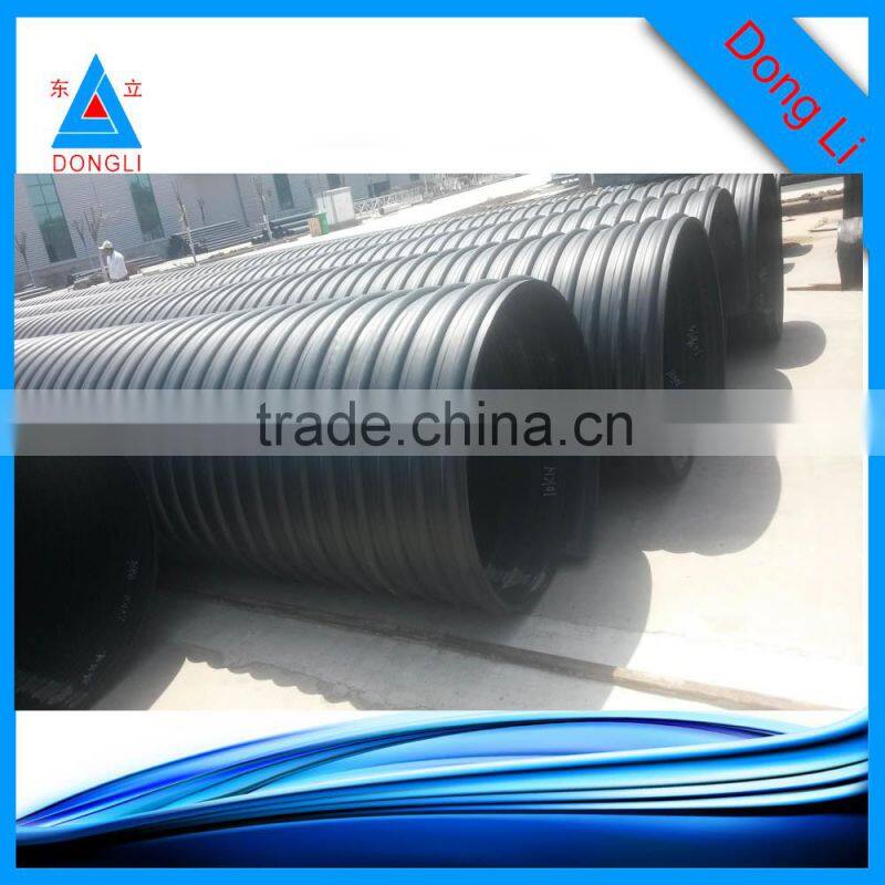 SN8 Socket joint Corrugated HDPE Pipe