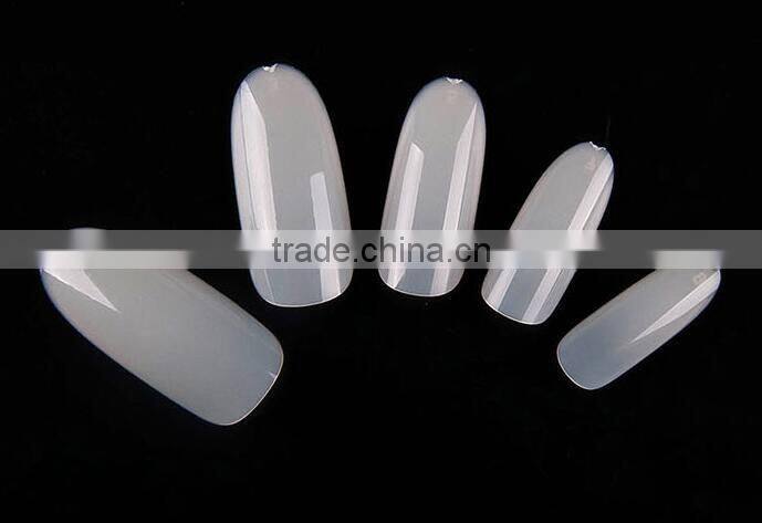 2015 HOT Sale different styles of acrylic white full covered false tips nail