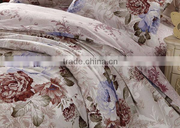 the latest style soft touch luxury polyester quilt cover popular in westren countries