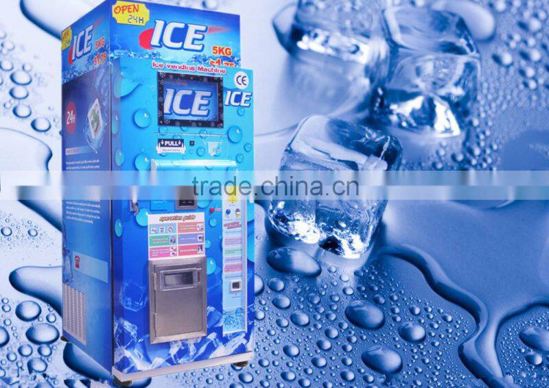 Made In China Factory Prices 304 Stainless Steel Full Automatic Commercial Ice Vending Machine For Sale