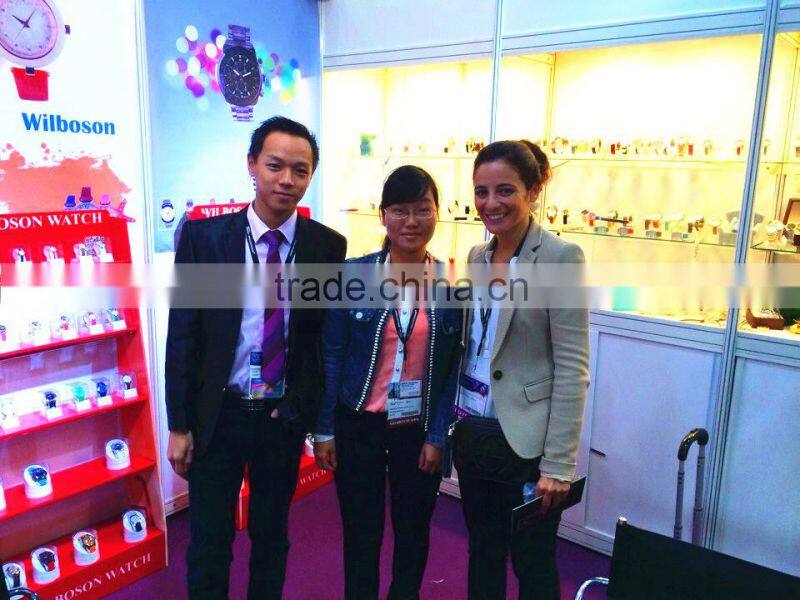 Shenzhen wrist watches for women with pu leather band