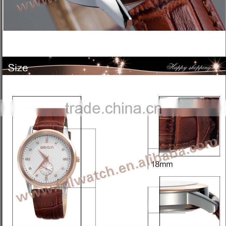 W2206 Luxury Leather 5ATM Mens Watches