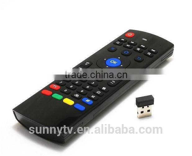 Factory price 2.4G Remote Control Air Mouse Wireless Keyboard gamer With IR Learning Mode fly Mouse Remote control tv box Media