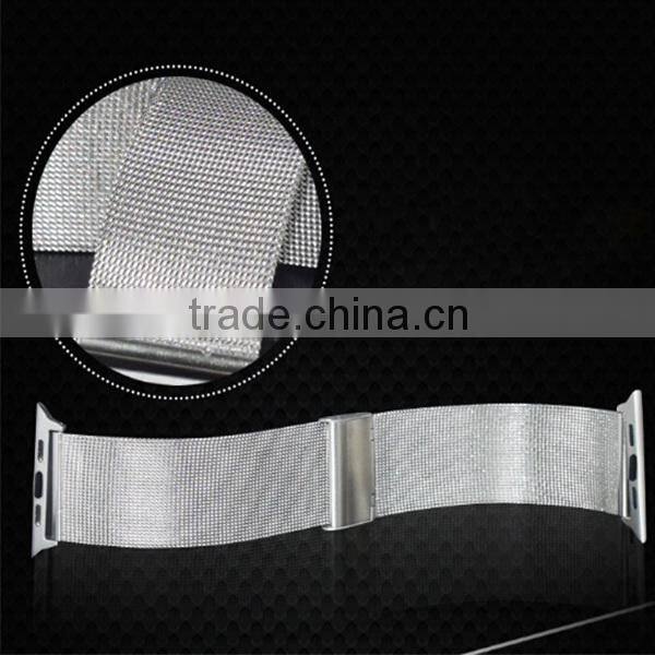 2015 New Listing Metal Stainless Steel Watch Strap Band for Apple Watch Band 38mm 42mm