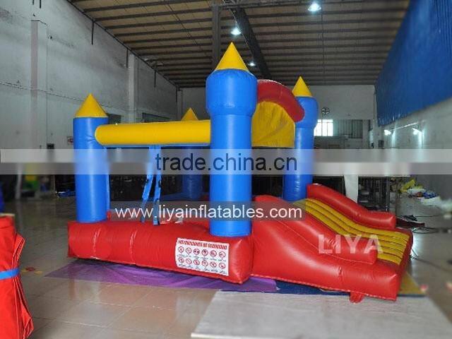 inflatable mini castle produced by nylon or PVC tarpaulin material