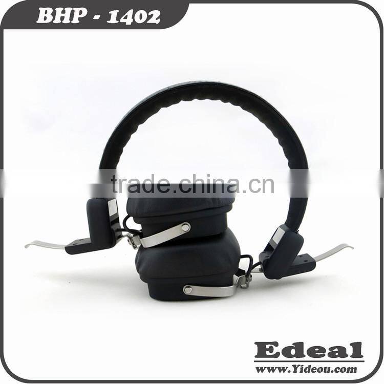 High quality Metal Fashion Wireless Bluetooth headphone with microphone