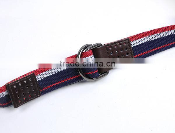 Deduction D Quality Woven Men And Women Cowboy Wild Striped Canvas Belt