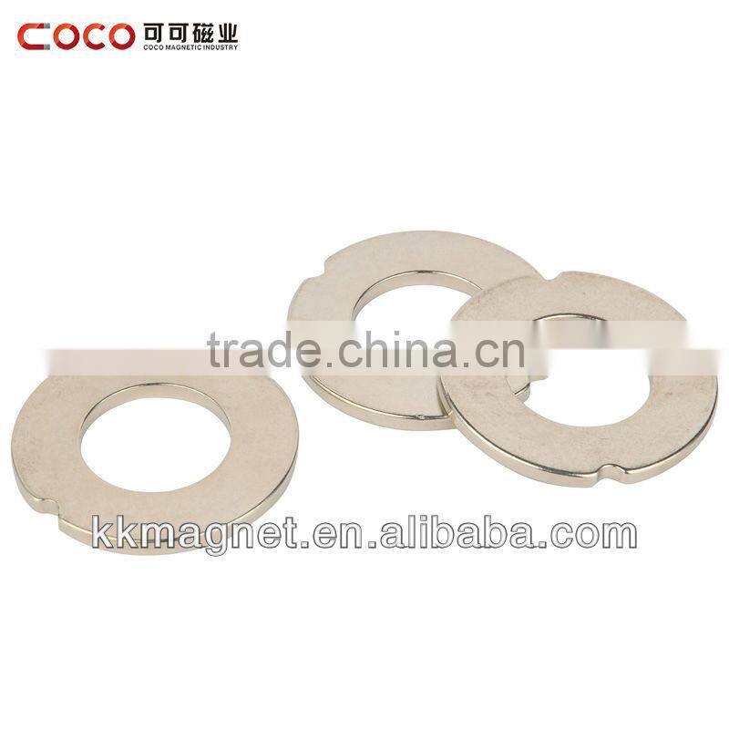 N42 ring permanent magnet with big hole for loudspeaker neodymium magnet