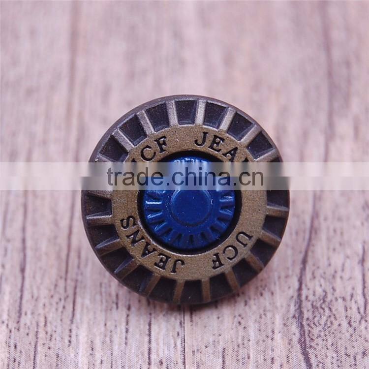 Antique bronze decorated handbags suit jacket metal busttons