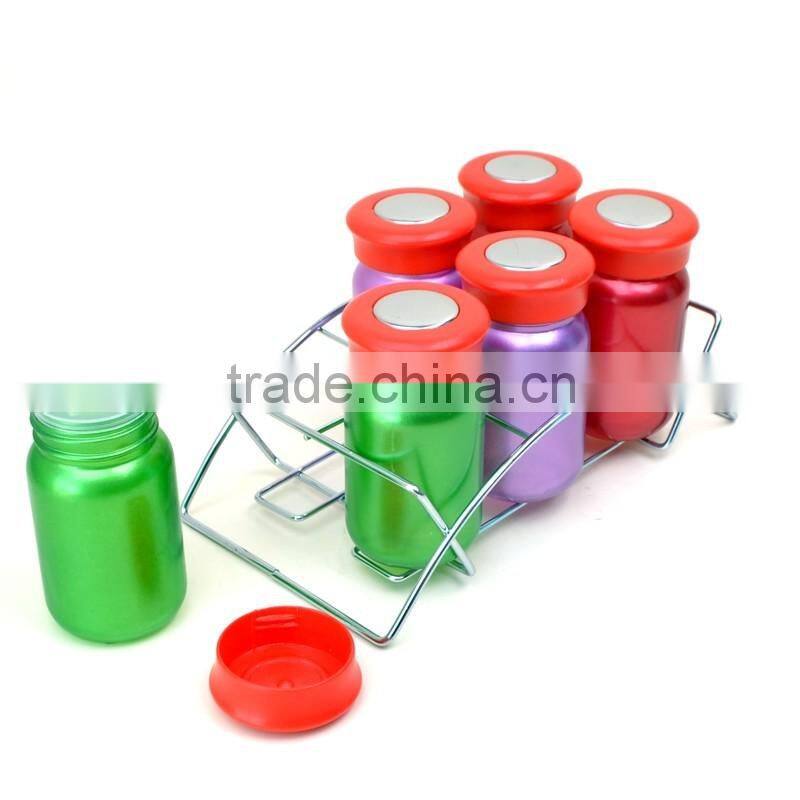 Hot selling wholesale mini glass storage jar glass sipce jar set