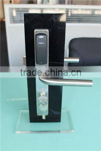 E3061 electronic key card lock with slim euro design and anti-panic function