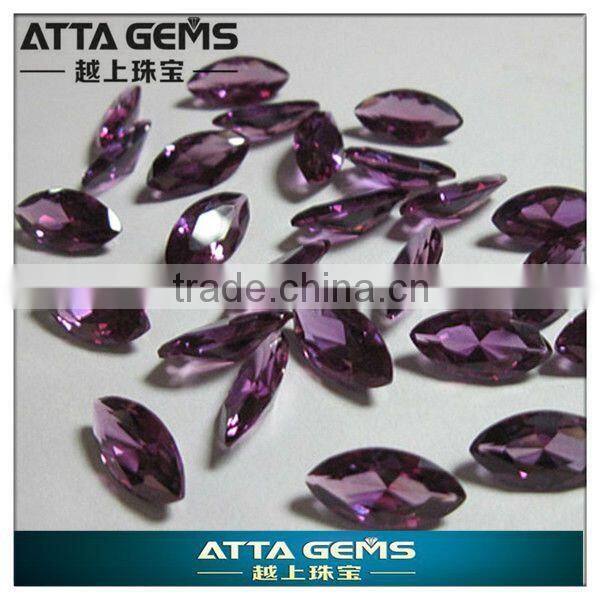 Beautiful Marquise Synthetic Corundum
