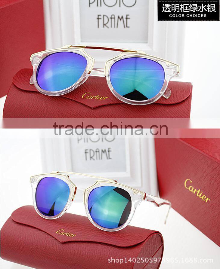 new 2015 sunglasses ms star sunglasses retro sunglasses with color film