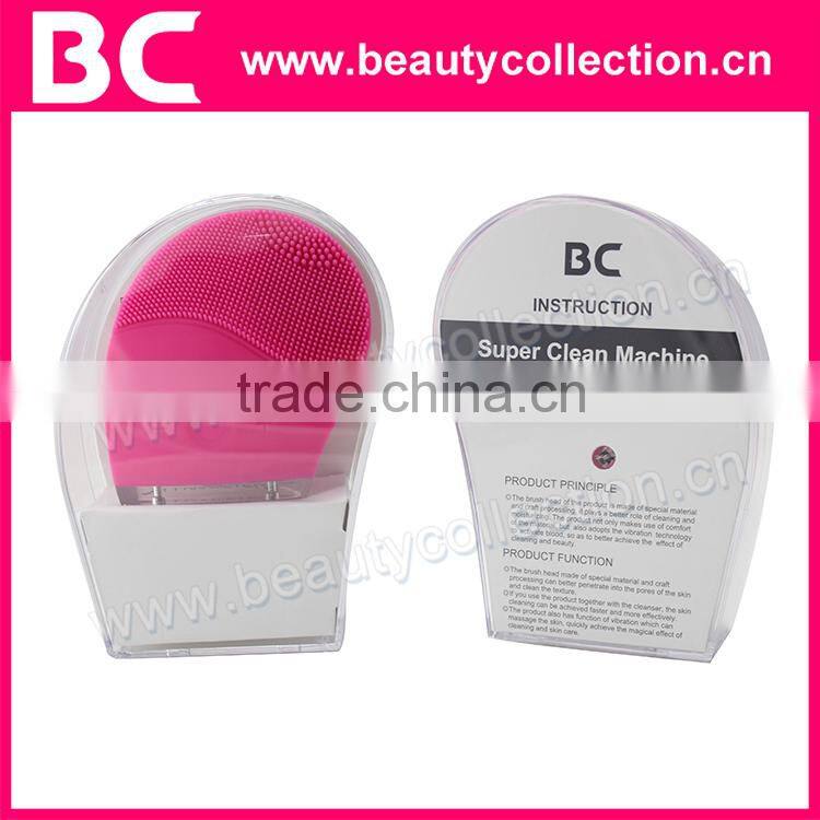 BC-1329 USB Rechargeable,Waterproof Silicone Facial Cleaner
