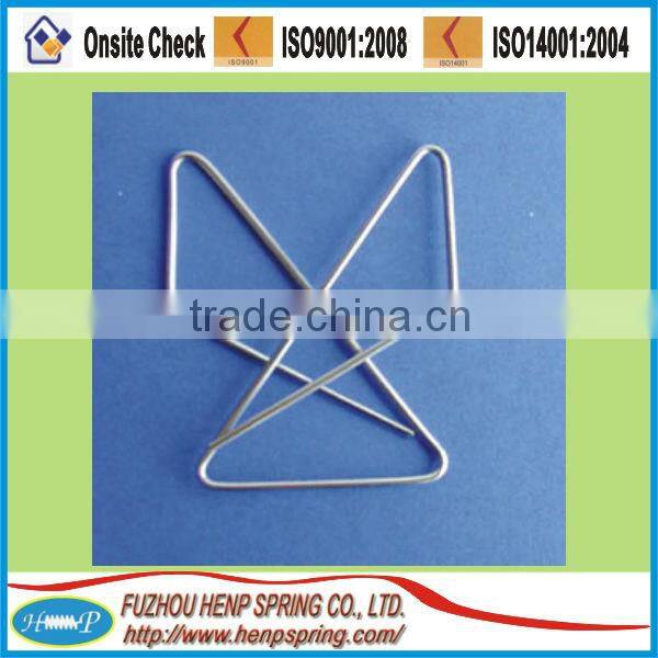 Custom retaining wire spring clips