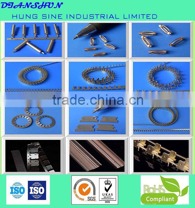 stamping crimping welding maching silver copper brass tungsten electric parts components rivets contacts