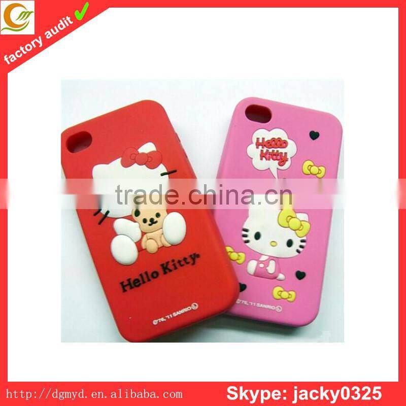 factory supply good price hot sale animal shaped silicone phone case