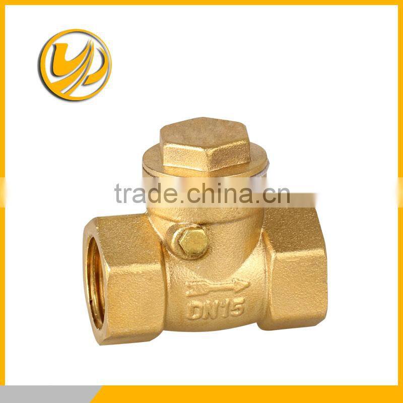 One way brass check valve