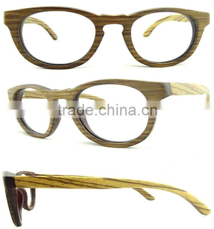 Fashionable Natural Color Eyeglasses Bamboo Frames,Bamboo Sunglasses Dropshipping From China