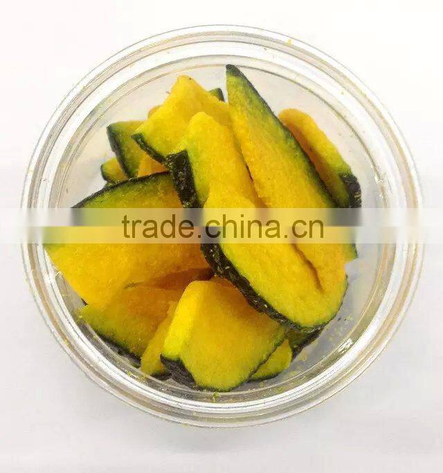 Hot sale 100% natural VF dried pumpkin crips with good quality