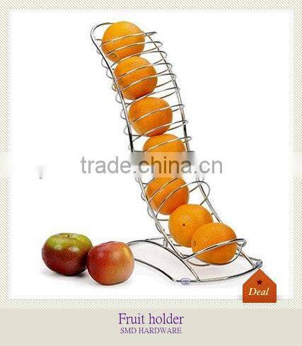 Chrome Roll Down Orange Organizer Rack
