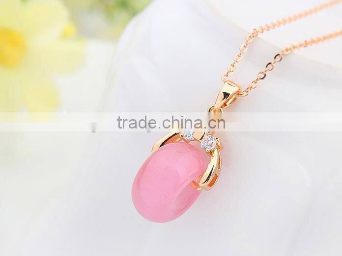 2015 copper plating of gold Necklaces zircon AAA micro - love carol for couples