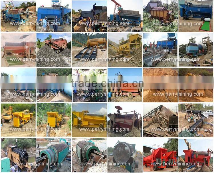GT Series Ghana Mining Portable Mini Gold Trommel Wash Plant