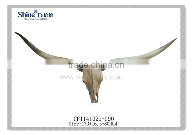 wall hanging artificial decorative resin animal head skull interior home decor