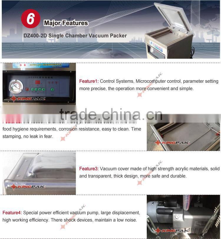 DZ400/2D Single Chamber Price For Vacuum Packing Machine