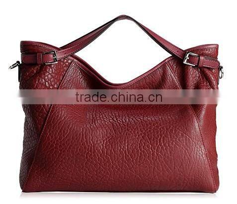 top grain calf leather stylish brand handbags ladies tote bags in china