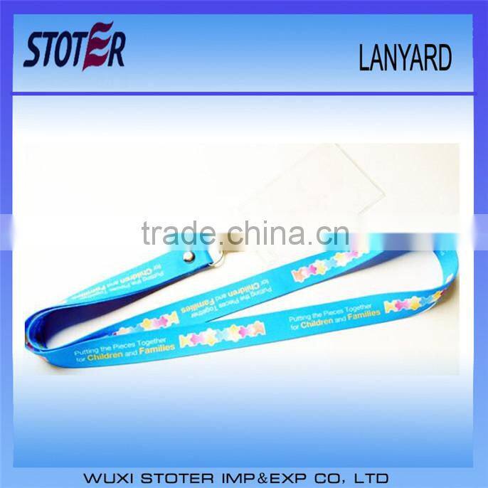custom lanyard with id card holder st7057