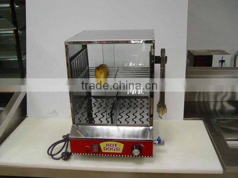 CE Approval Electric Hot Dog snack foods Steamer machine cart For Sale