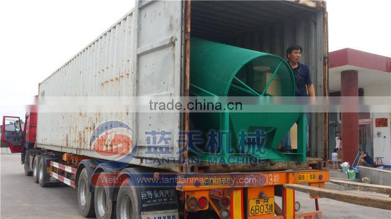 Engineers available to service machinery overseas rotary drum screen separator