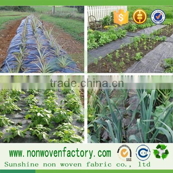 Biodegradable nonwoven fabric for agriculture landscape