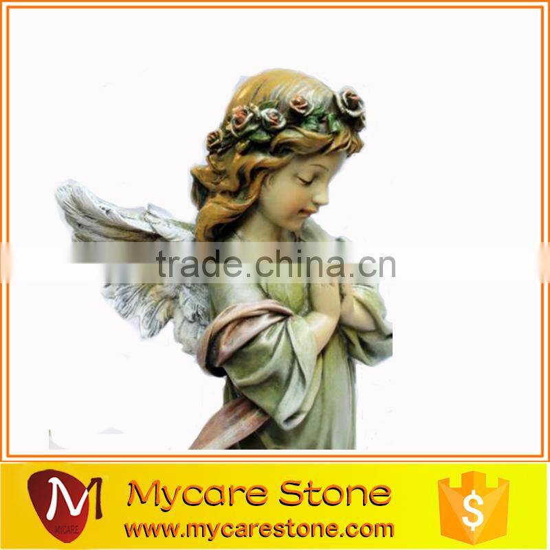 Pretty Praying little angel Stone statues, angel stone sculpture