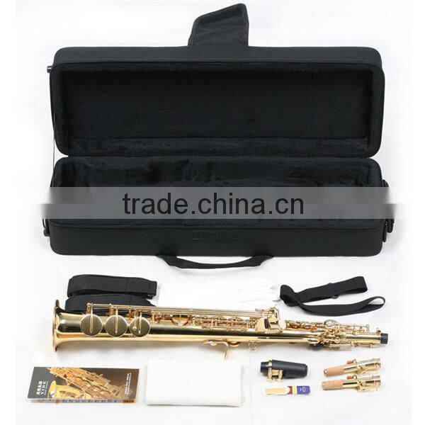 YSS-301115 Cupid Deluxe Professional Gold lacquer Soprano Saxophone