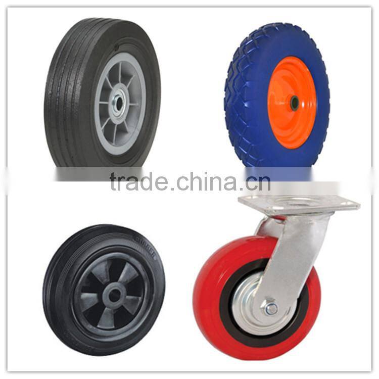 3.00-8 pu wheel FOR tool cart,wheelbarrow