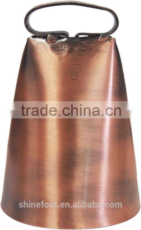 hunting bell in copper with logo for hunting dogs