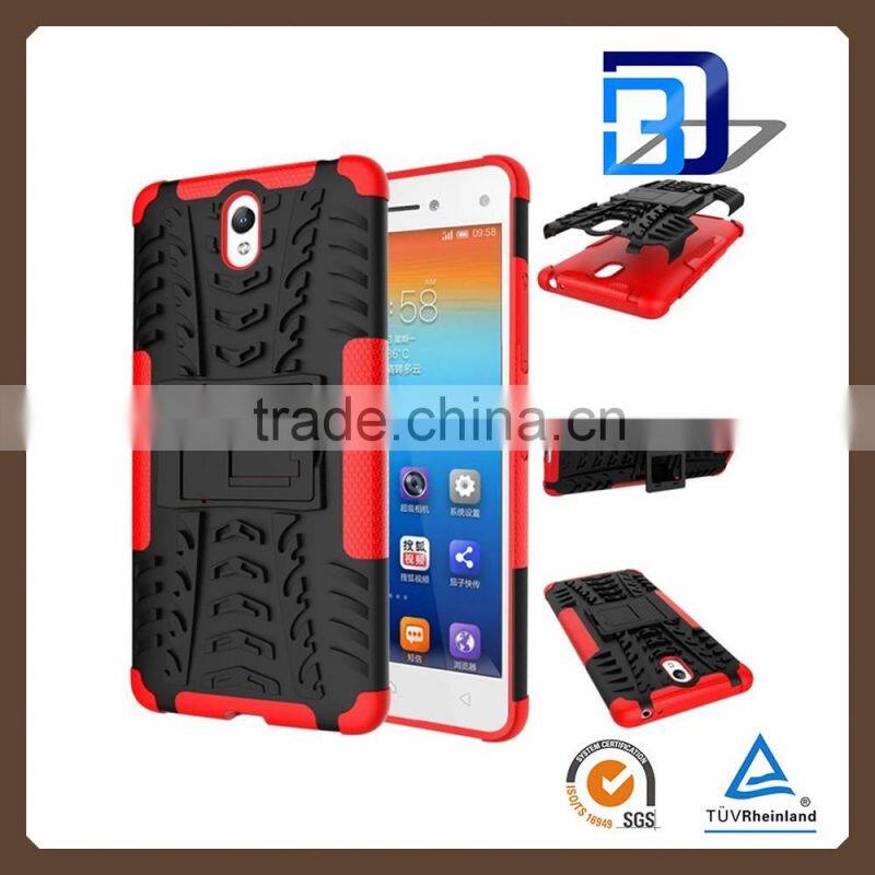 mobile phone accessories 2 in 1 Dual Slim Armor TPU&PC kickstand case for Lenovo Vibe S1 cheap price