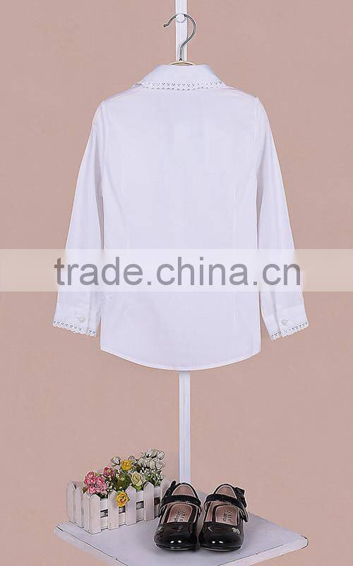 Top fashion long sleeve polo girl shirt