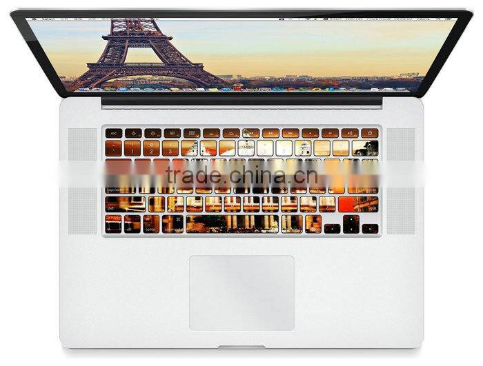 Hot Sale Waterproof Colorful Decorative Laptop Keyboard Key Sticker